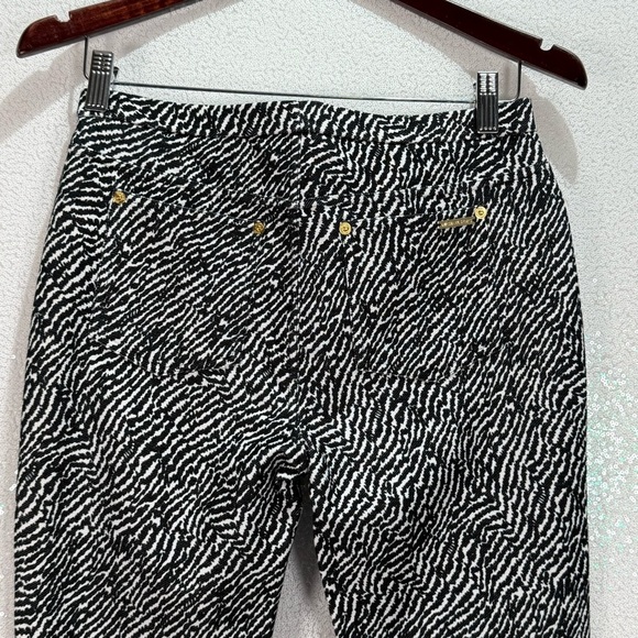 Michael Kors Zebra print jeggings black and white size small - Picture 4 of 16